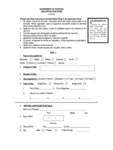 2019 2024 PK Visa Application Form Fill Online Printable Fillable