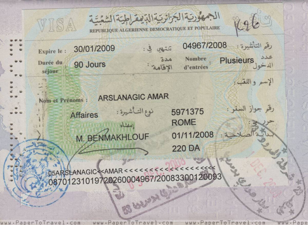 A Comprehensive Guide To Algerian Visa Application 2021