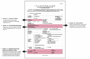A Guide To Filling In Your China Visa Application Form Chinese Visa