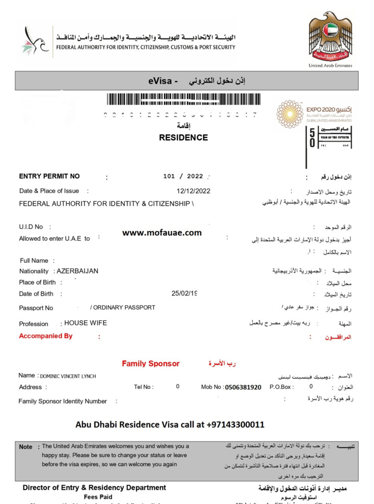 Abu Dhabi Family Visa Process At Mofa Attestation In UAE