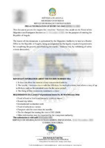 Apply Here Online For Your Angola Visa Angola Travels