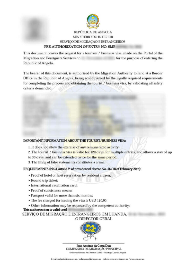 Apply Here Online For Your Angola Visa Angola Travels