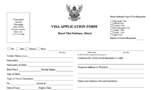 Applying For A Visa For Thailand In Hanoi How Not To Do It