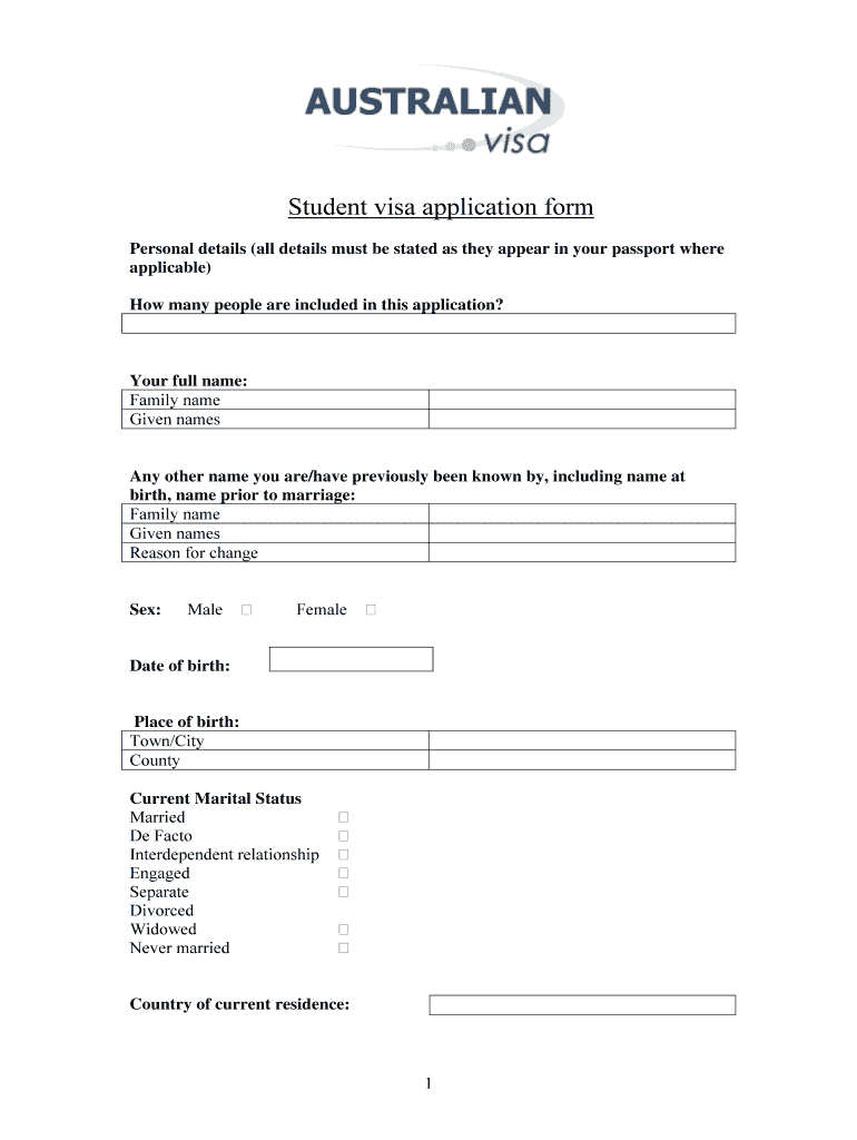 Australia Student Application Complete With Ease AirSlate SignNow