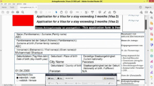 Austria Job Seeker Visa L Application Form L Urdu And Hindi YouTube