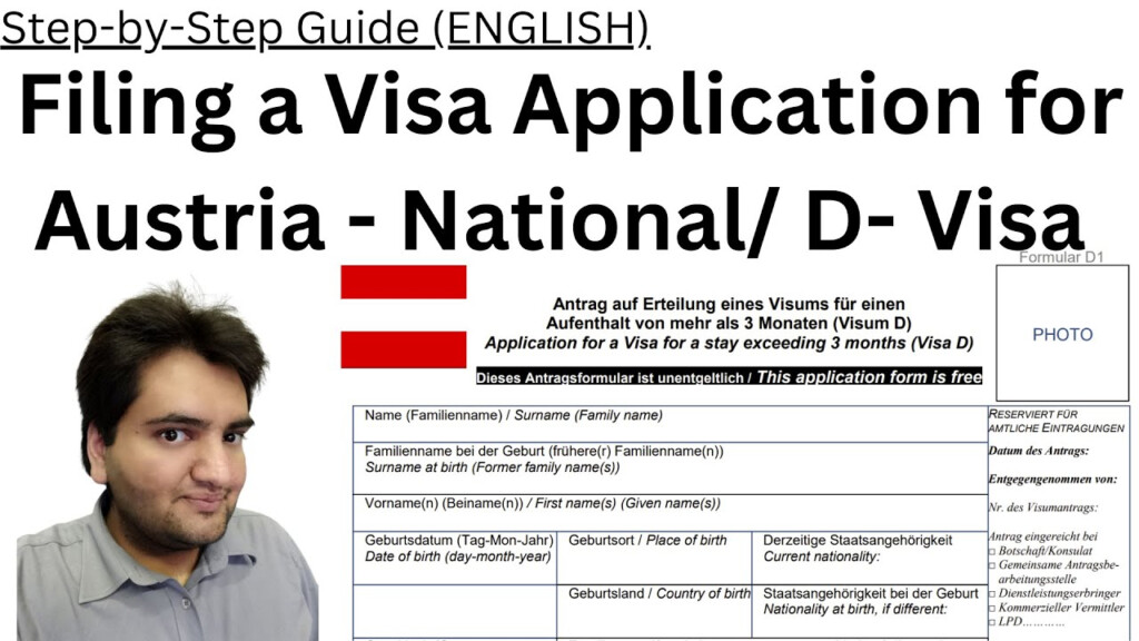 Austrian Visa Application Form A Step by Step Guide YouTube