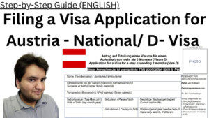 Austrian Visa Application Form A Step by Step Guide YouTube
