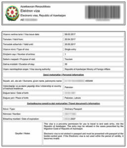 Azerbaijan E Visa Apply With ASAN Visa System Online