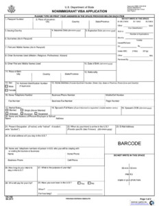 B2 Visa Extension Form