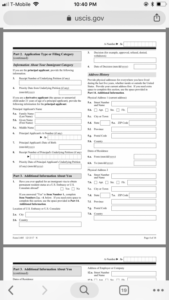 B2 Visa To GC Application Adjustment Of Status From Work Student