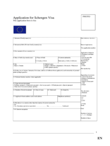 Belgium Visa Application Form For Short Stay Pdf Fill Online