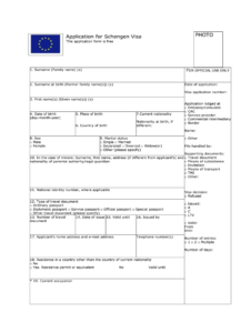 Belgium Visa Sample Fill Out Sign Online DocHub