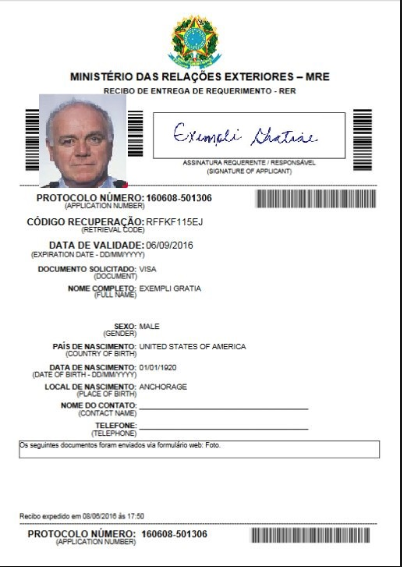Brazil Visa Application Form Printable Printable Forms Free Online