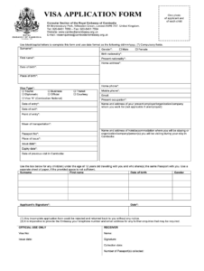 Cambodia Visa Form Fill Online Printable Fillable Blank PdfFiller