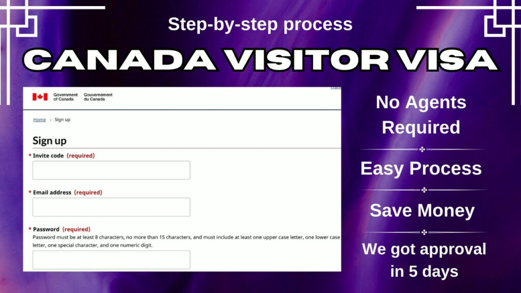 Canada Visitor Visa Form Filling 2023 New IRCC Portal Quick Results 