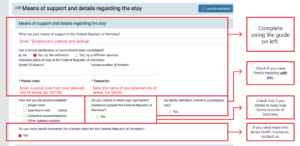 Contraf cut Cosmic Copiind Germany Visa Application Form Pdf Dominant