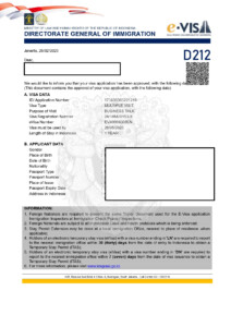 D2 Multiple Entry Visa Jasa Eka Bali Indonesia