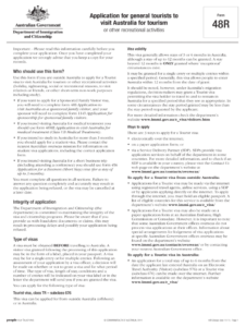 DOWNLOAD AUSTRALIAN VISA FORM 48R