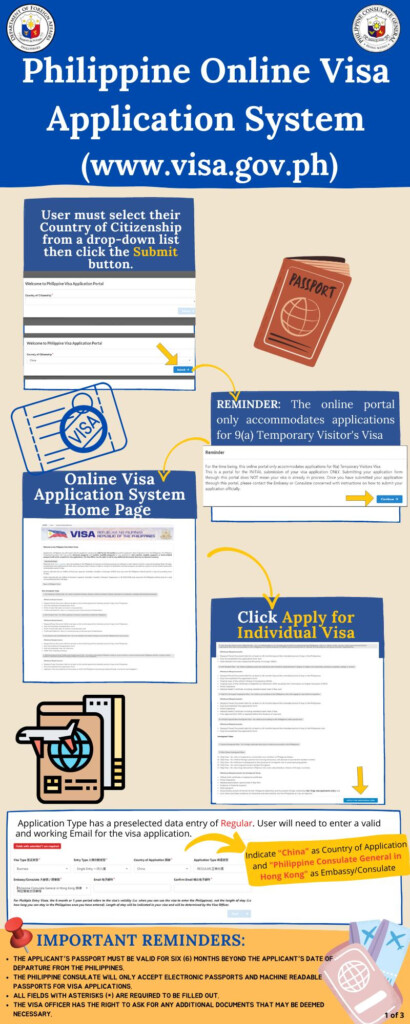 Download Philippines Visa Application Forms And Visa Extension Forms