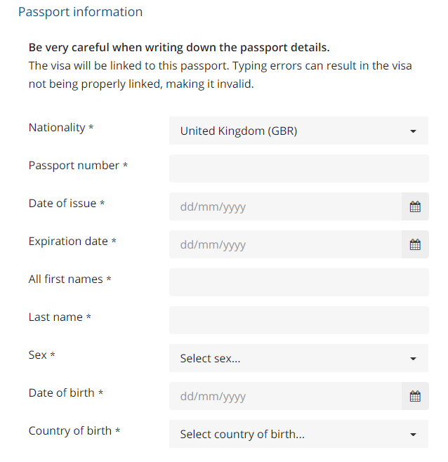 Explanation On The Visa Application Form For Sri Lanka