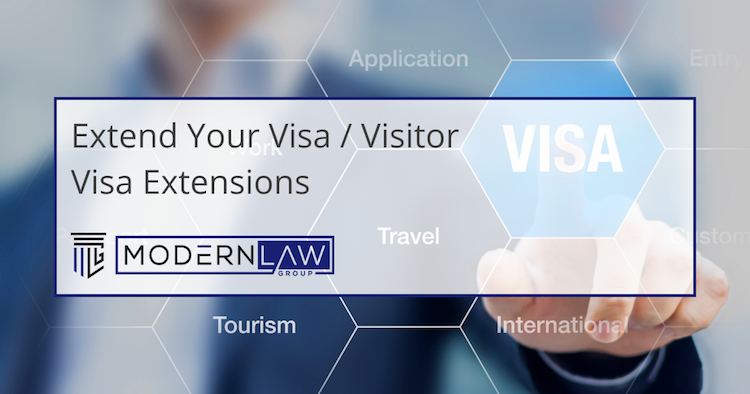 Extend Your Visa Visitor Visa Extensions USA Immigration Lawyer