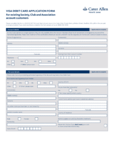 Fillable Online AIB Visa Purchasing Card Application Form PDF Free