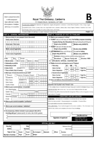 Form B Fill Out Sign Online And Download Printable PDF Canberra