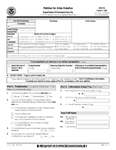 Free Family Based Green Card Forms PDF EForms
