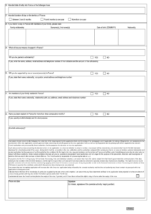 French Republic Long Stay Visa Application Form Fill Out Sign Online