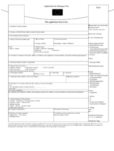 Germany Visa Application Form Pdf Fill And Sign Printable Template