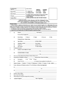 Ghana Visa Application Form Fill Out Sign Online DocHub