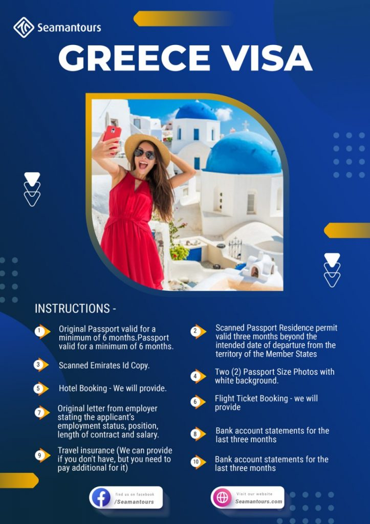Greece Tourist Visa From Dubai UAE Travel To Greece From UAE