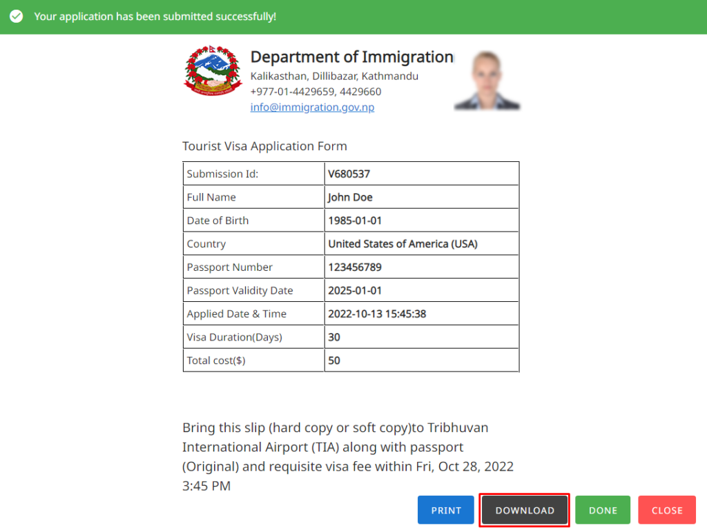 Guidelines For Online Tourist Visa Form In Nepal Ace The Himalaya