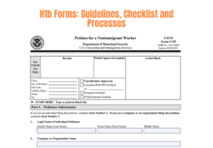 H1b Forms Guidelines Checklist And Processes Herman Legal Group