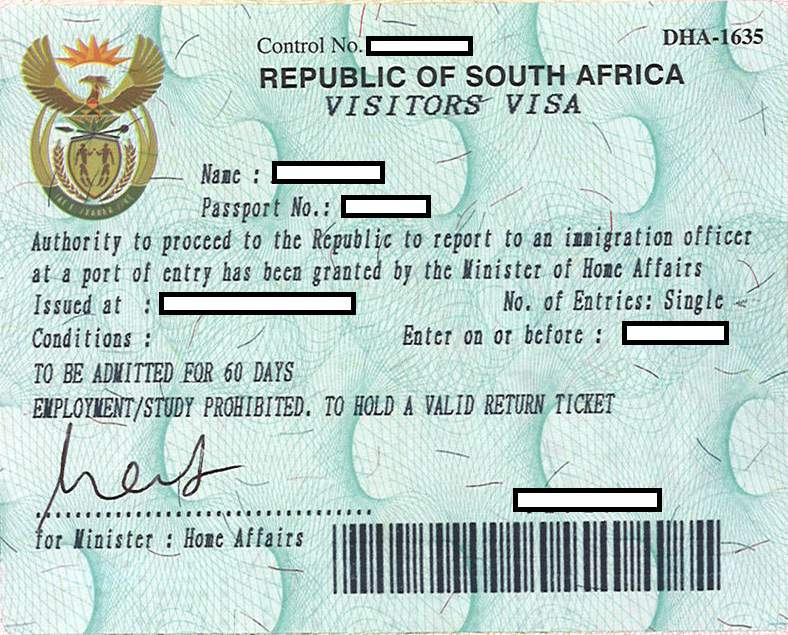 How To Apply For A South African Visa Ratiosentence21