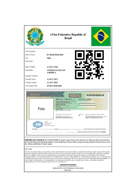 How To Apply For A Visa To Visit Brazil Travelweeksaopaulo
