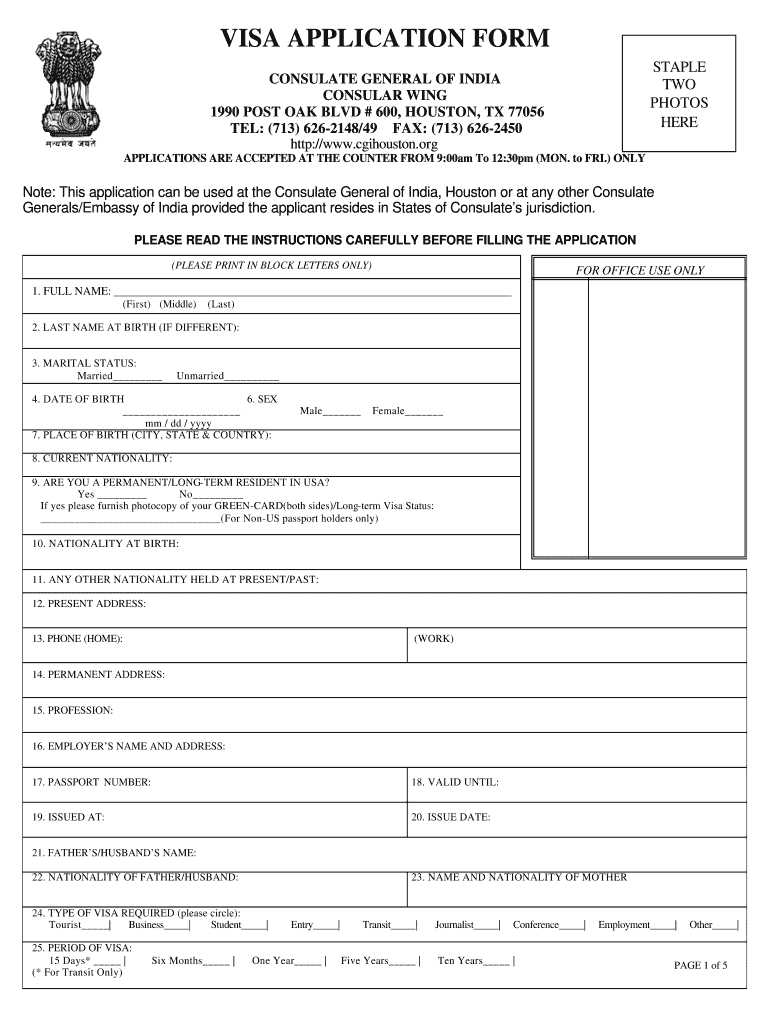 How To Apply For Indian Visa