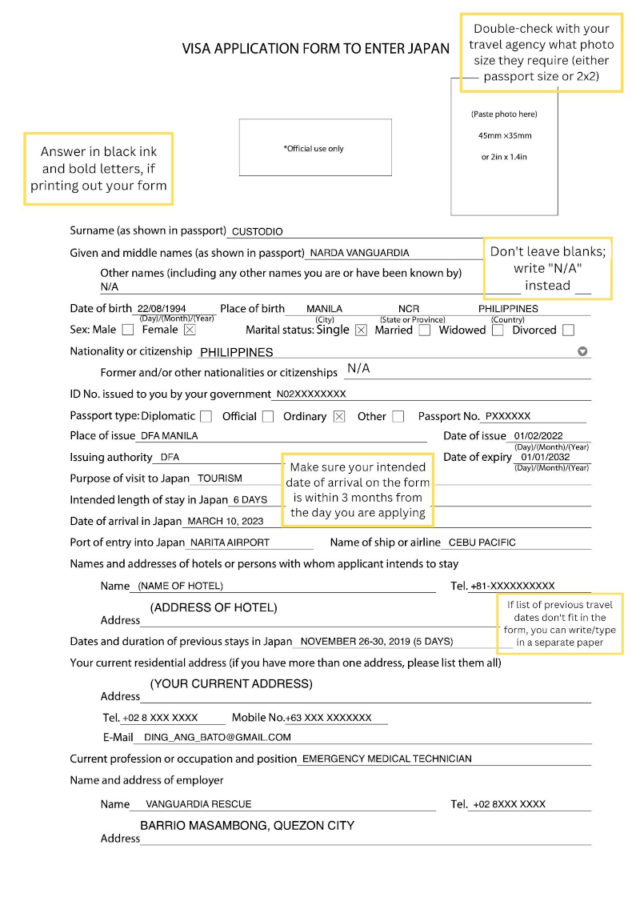 How To Apply For Japan Visa From Philippines 2024 Molli Theresa
