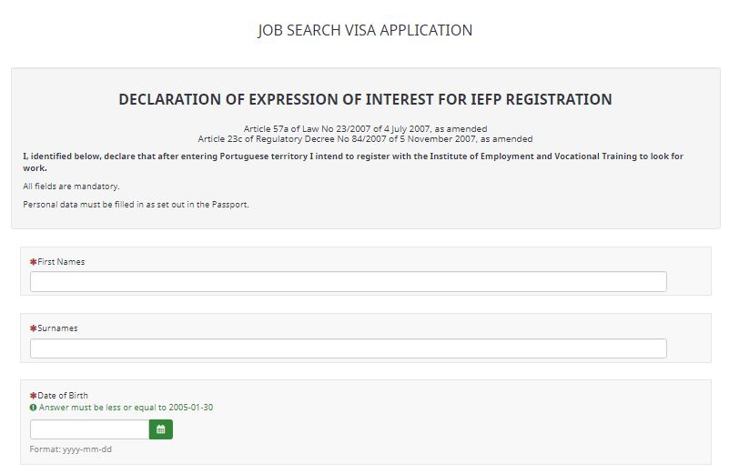 How To Apply For Portugal Job Seeker Visa 2024 A Complete Guide