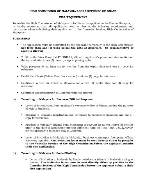 How To Apply For Visa Malaysia Ademploy19