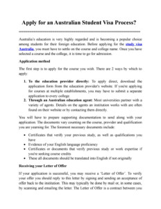 How To Apply Student Visa In Australia From Philippines Printable Online