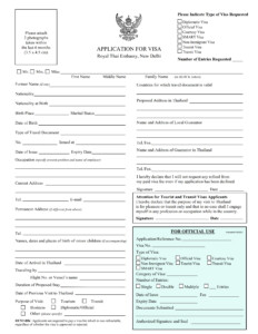 How To Apply Thai Visa From India Mast Yatri