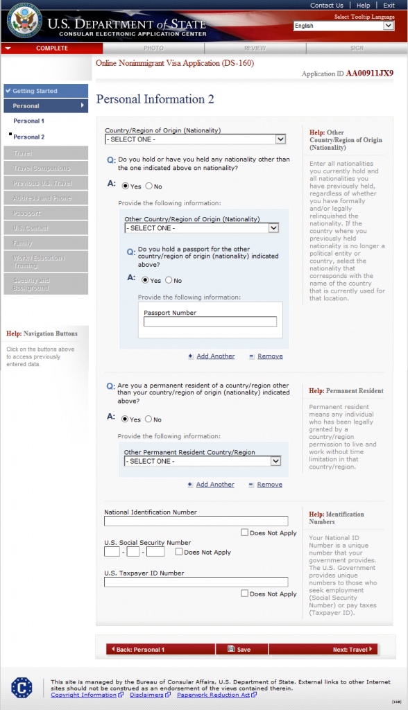 How To Fill DS 160 Application Form For US VISA Complete Guide