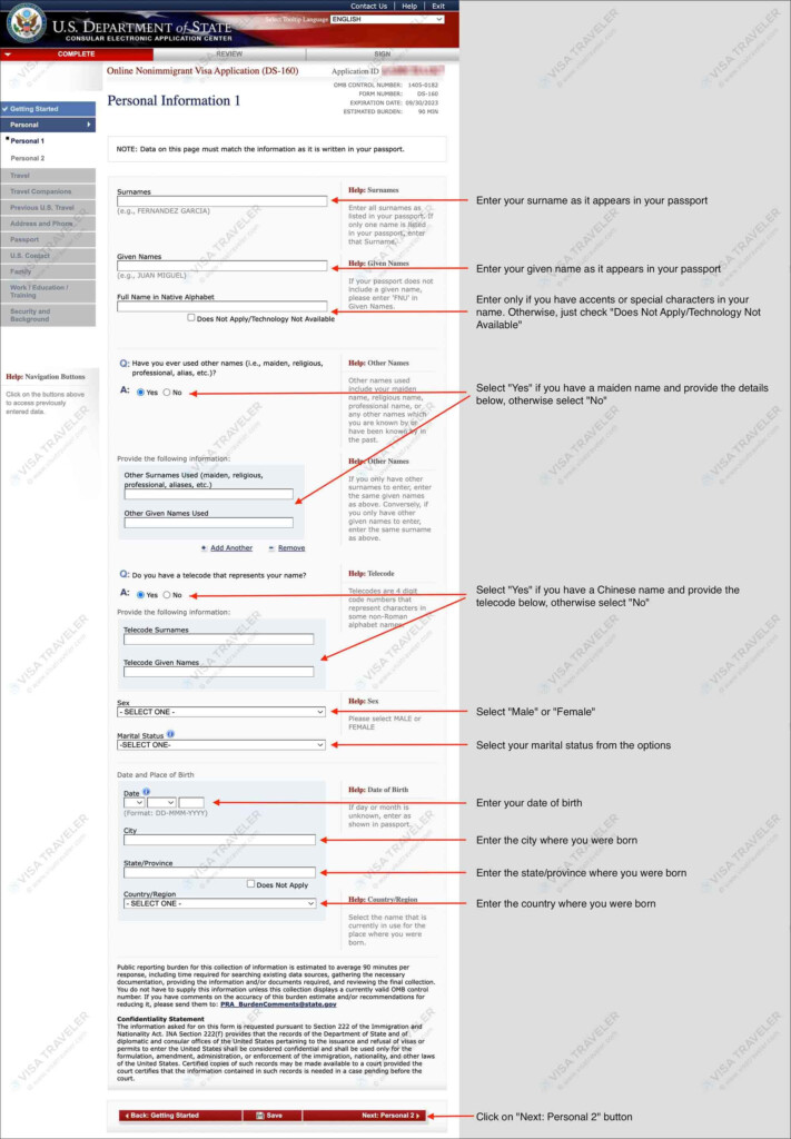 How To Fill DS 160 Form Online For US Visa A Step by step Guide 