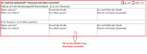 How To Fill The German National Visa Application Form Plan For Germany