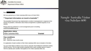 How To Get An Australian Visitor Visa Subclass 600 The Simple