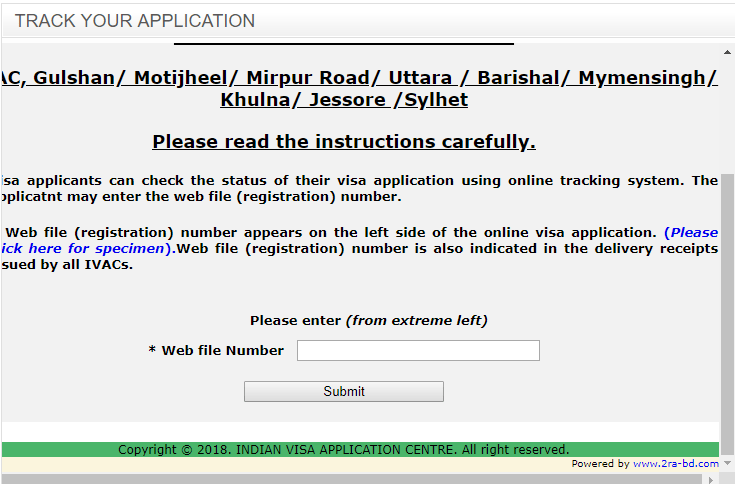 Indian Visa Application From Bangladesh Details 