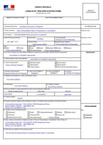 Long Stay Visa Application Sample SU Abroad