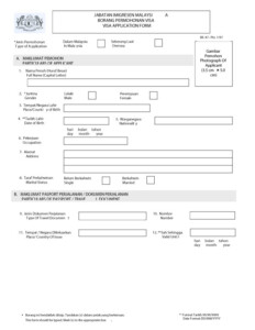 Malaysia Visa Musafir