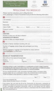 Mexico Application Form Tourist Visa 2023 Applicationforms